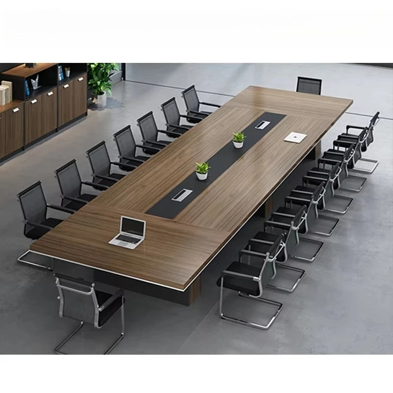 Büromöbel Besprechung s Raum Conference tisch Modernes Rechteck Büro Conferenz tisch ute 20 شخصًا تفريغ tisch