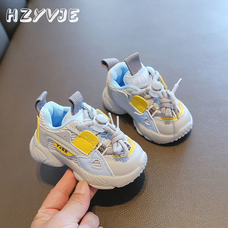 Spring and Autumn Kids Sneakers 0-1-2-3 Year Old Infant and Toddler Baby Boys Girls Anti Slip Sports Shoes Learning Walking Shoe