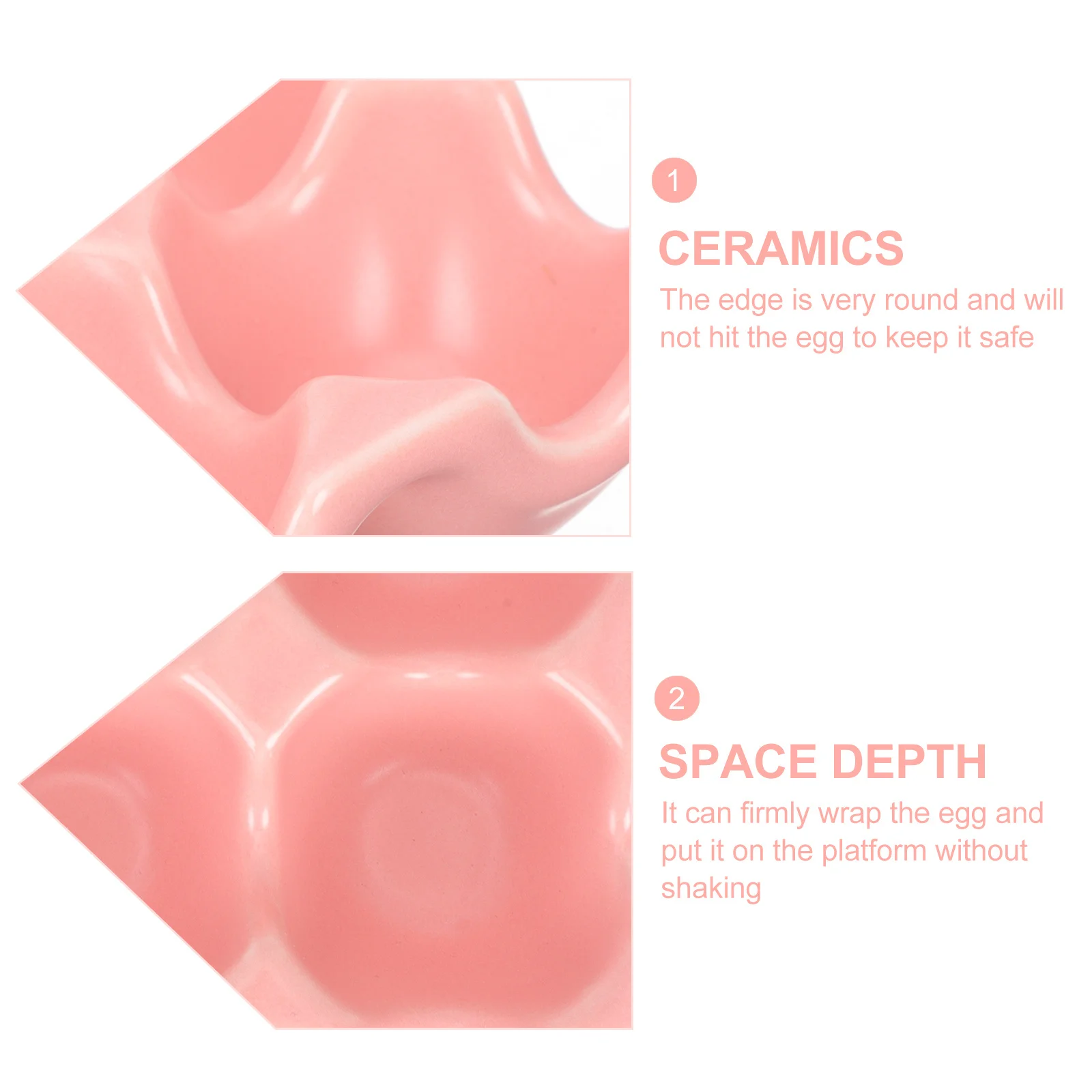 

Fridge Porcelain Organizer Egg Storage Tray Refrigerator Trays Stand Holder Space Saving