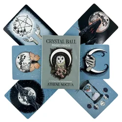 Crystal Ball Pocket Oracle Cards Classic Divination Visions Tarot Board Games Deck Party Edition