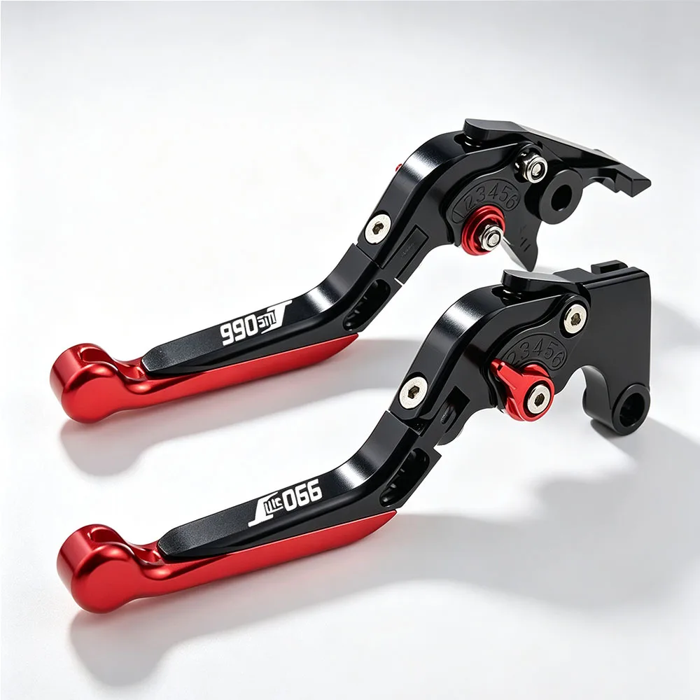 For 990 SMT 990-SMT 2009-2013 Motorcycle Adjustable Folding Extendable Brake Clutch Levers CNC Aluminum Multi Kit Set