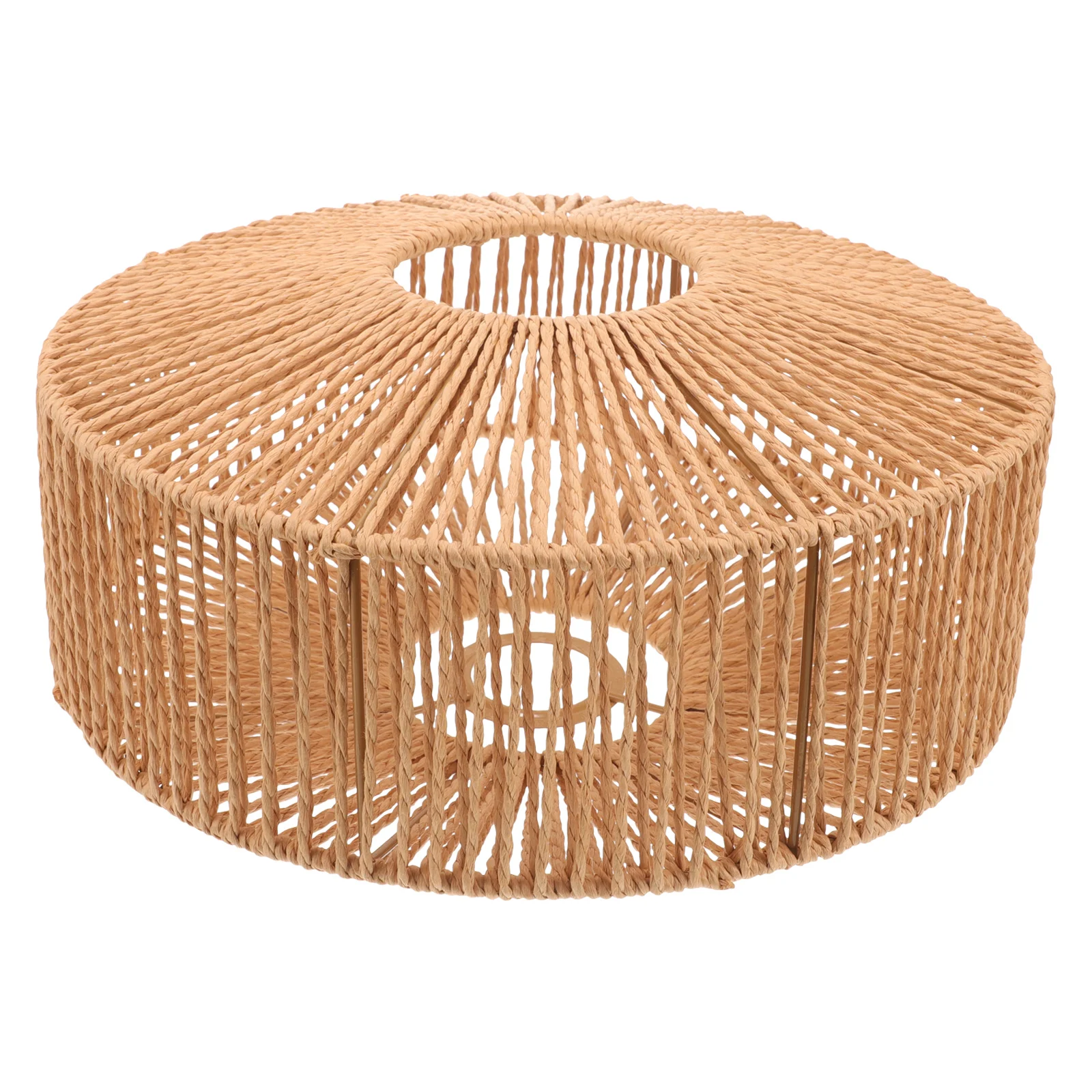 

Paper Rope Woven Lampshade 95x300x145mm Vintage H made Pendant Light Covers Bedroom Living Room Restaurant Hotel Decorative Ch