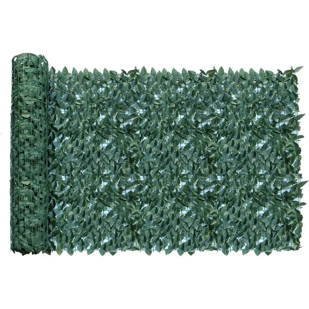 

Artificial Ivy Privacy Screen with Greenery Backdrop for Outdoor Spaces