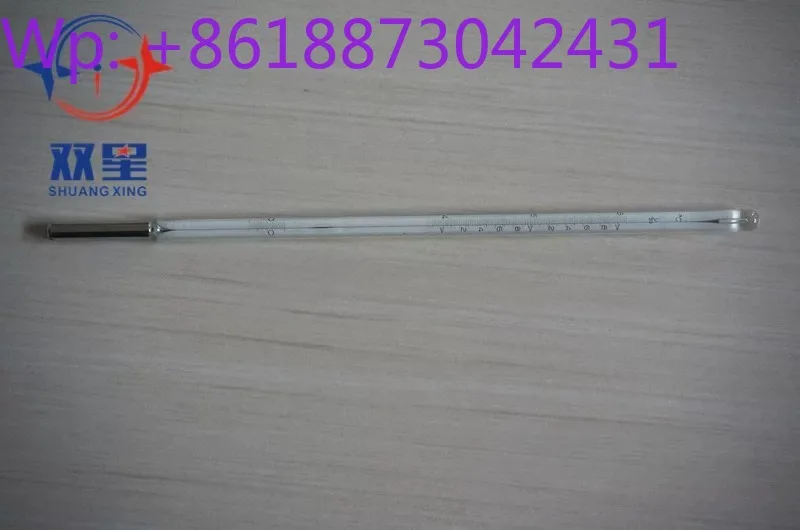 Glass thermometer for testing coking products 4-6 degrees division value 0.02 has zero point