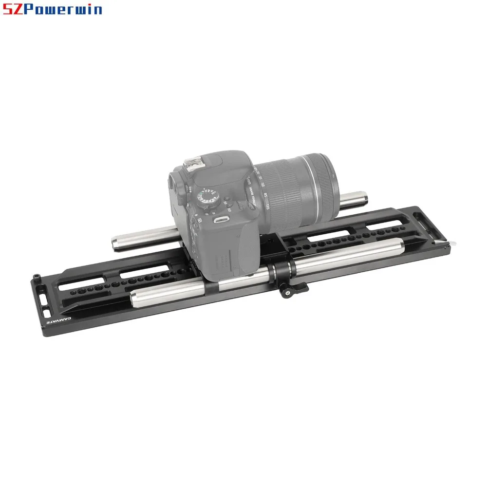 Quick Release Plate System ARRI-Style Dovetail with QR Sliding Plate Baseplate 15mm Rod Clamp for Shoulder Mount Rig