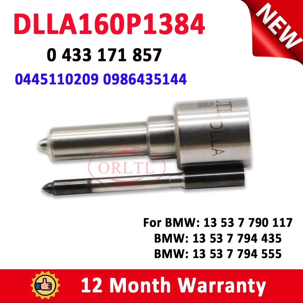ORLTL DLLA 160 P 1384 Дизельная форсунка DLLA160P1384 0 433 171 857 Топливо 0 445 110 209 Для BMW 7790117 / 7 794 435/ 7 794 555