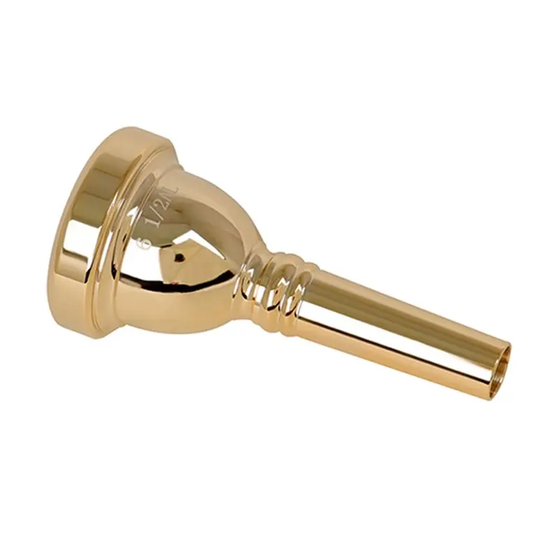 ABLB-2X Trombone Mouthpiece 6 1/2 (6 And A Half) AL Mouthpiece, For Bach Fine Tenor Trombone Mouthpiece Finger Exerciser,Gold