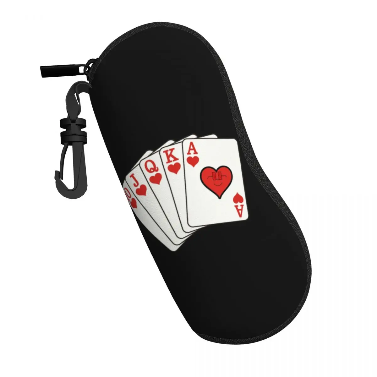 Custom Poker Glasses Case Fashion Gambling Card Game Shell Eyeglasses Case Sunglasses Box
