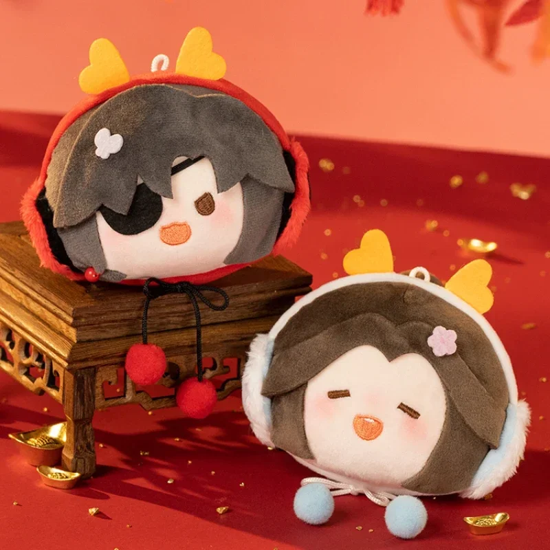 8cm Original TGCF Anime Tian Guan Ci Fu Hua Cheng Xie Lian Cosplay Plush Stuffed Keychain Doll Kawaii Plushies Dango Figures