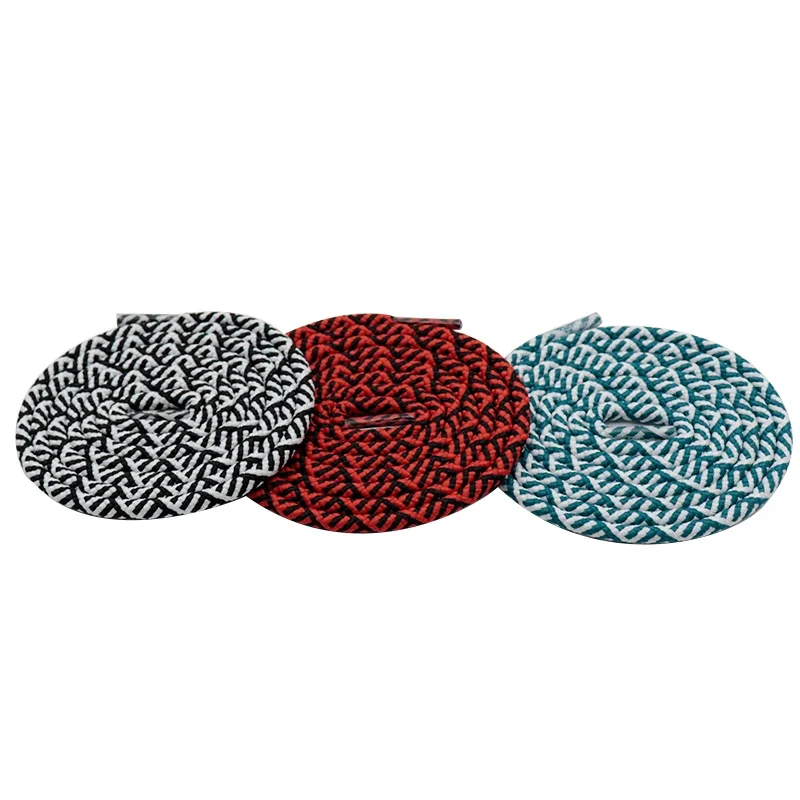 

3 Colors 5MM Double Color Round Shoelaces Affordable Durable Polyester Ropes Eco-Frendly 2021 Material Laces for Drop-Shipping