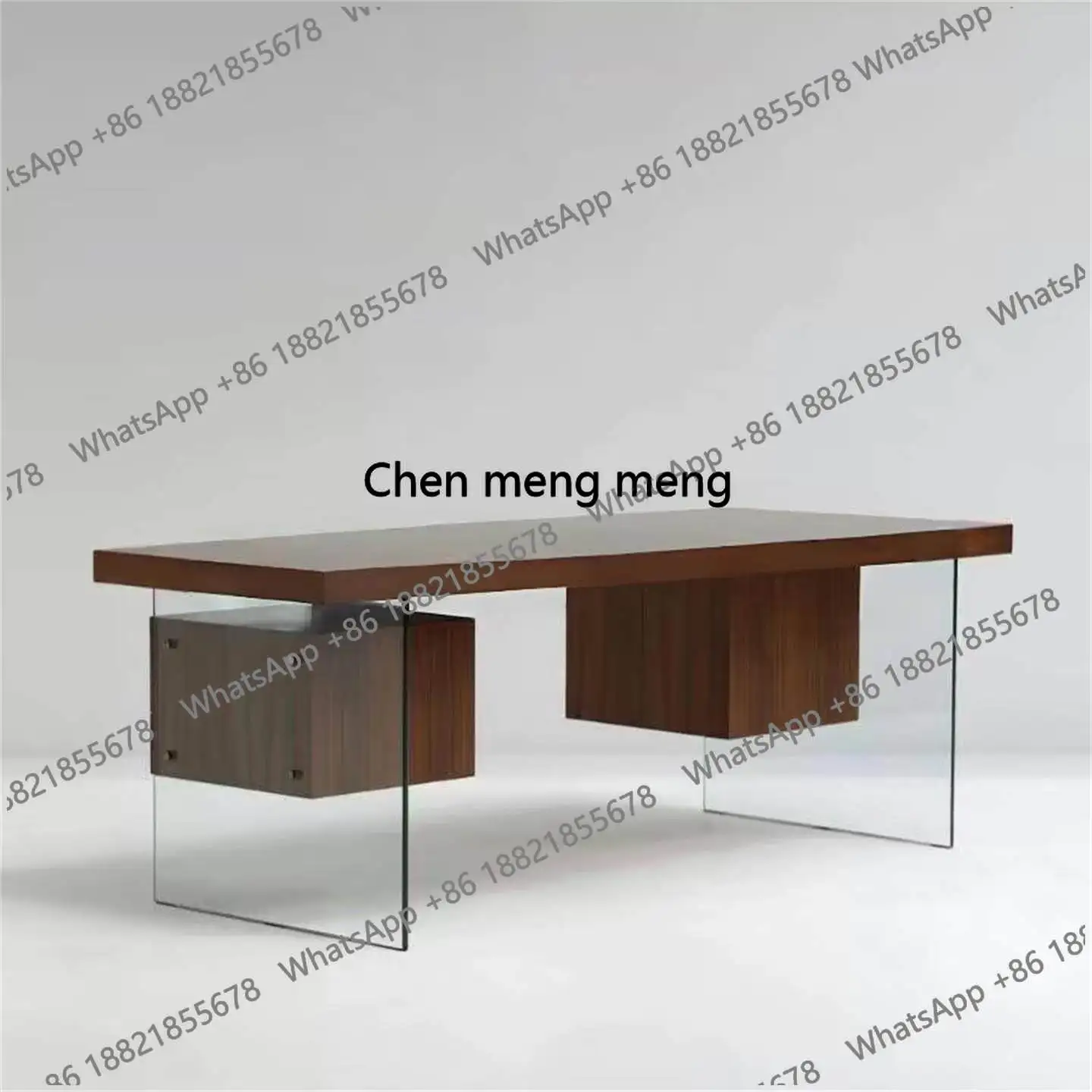 Zk178 French solid wood desk home retro learning log wind office workbench boss table