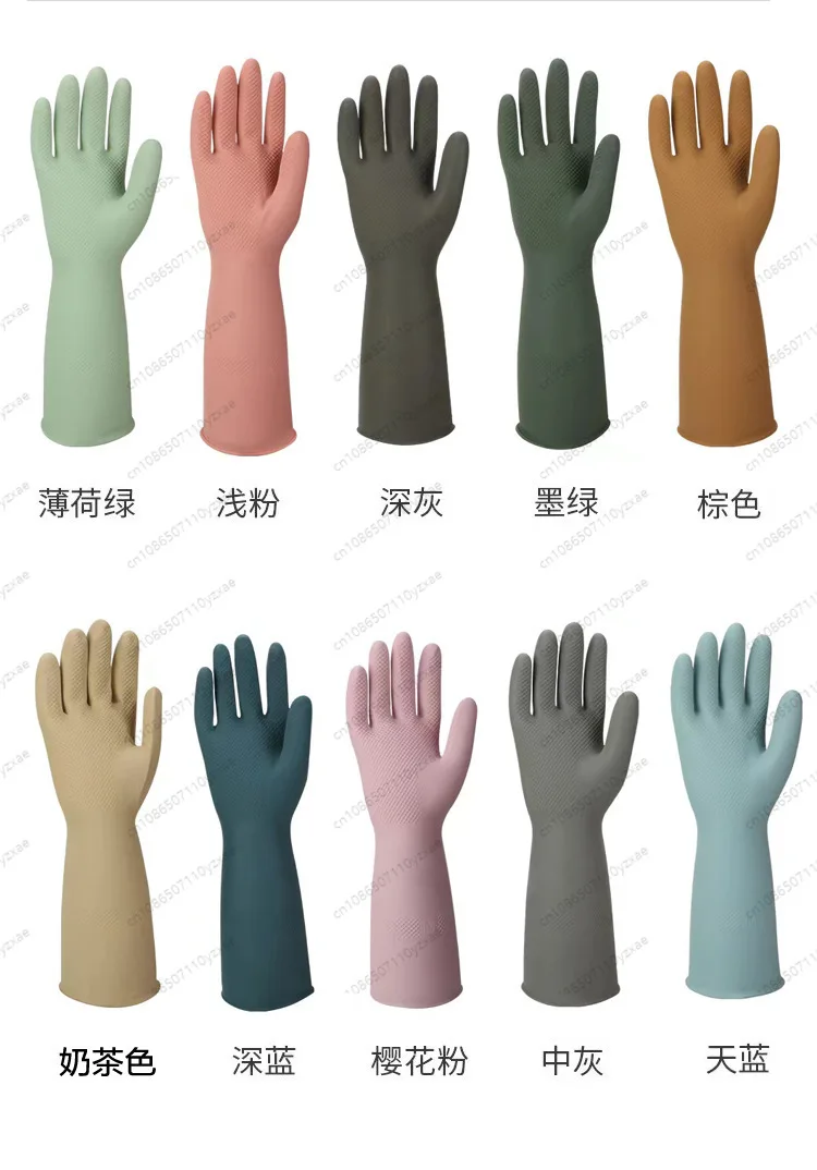 Popular dishwashing gloves, latex gloves, waterproof and wear-resistant