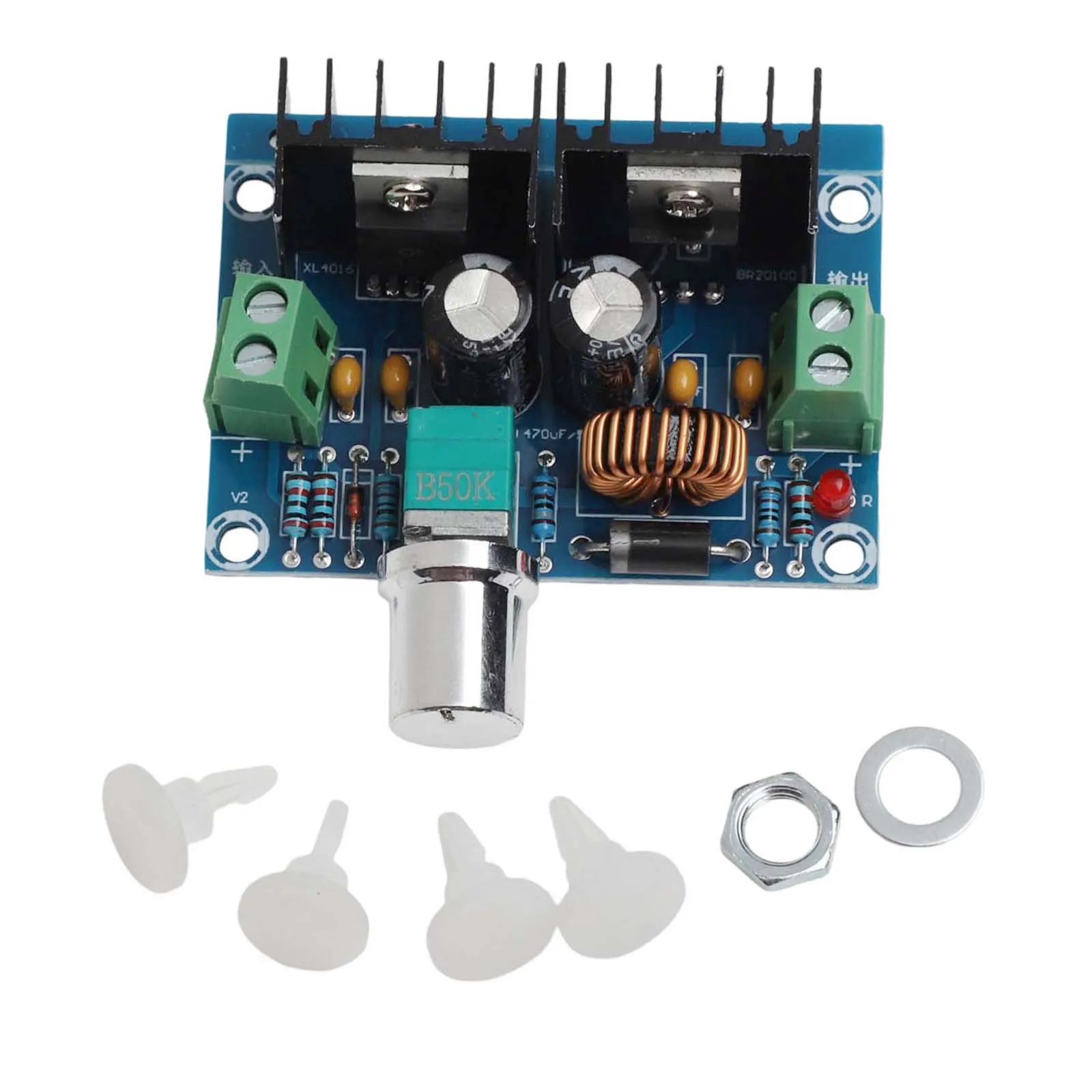 8A Power Supply 8A Output Current Regulator DC Voltage Regulator 61*41*27MM Overtemperature Protection Short Circuit Protection