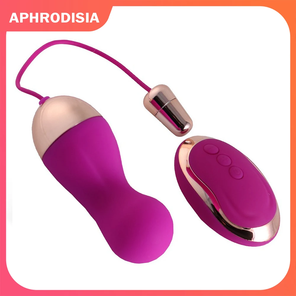 APHRODISIA Adult Toys Bullet Vibrators Wireless Remote Control Egg Adult Product for Women Toys Black/Purple