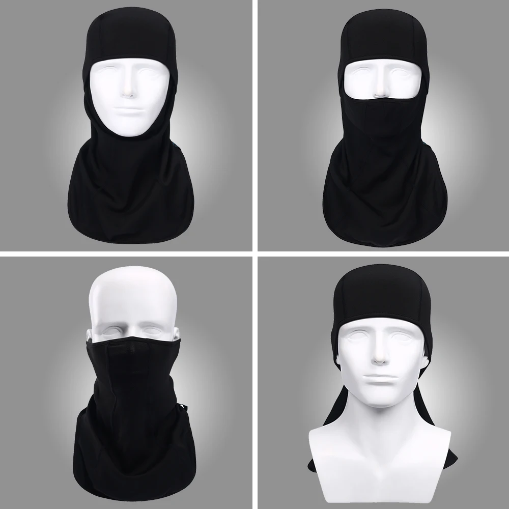 Winter Cold Weather Polar Fleece Balaclava Face Mask Windproof Warmer Tactical Cap Beanies Bicycle Helmet Liner Head Neck Cover