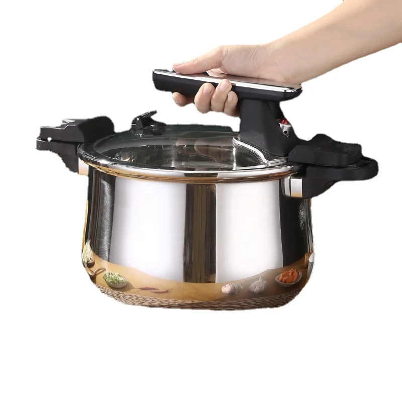 

Multi-Function Induction Cooker Universal Stainless Steel Soup Pot Gas Pressure Cooker Small New Pressure Cooker