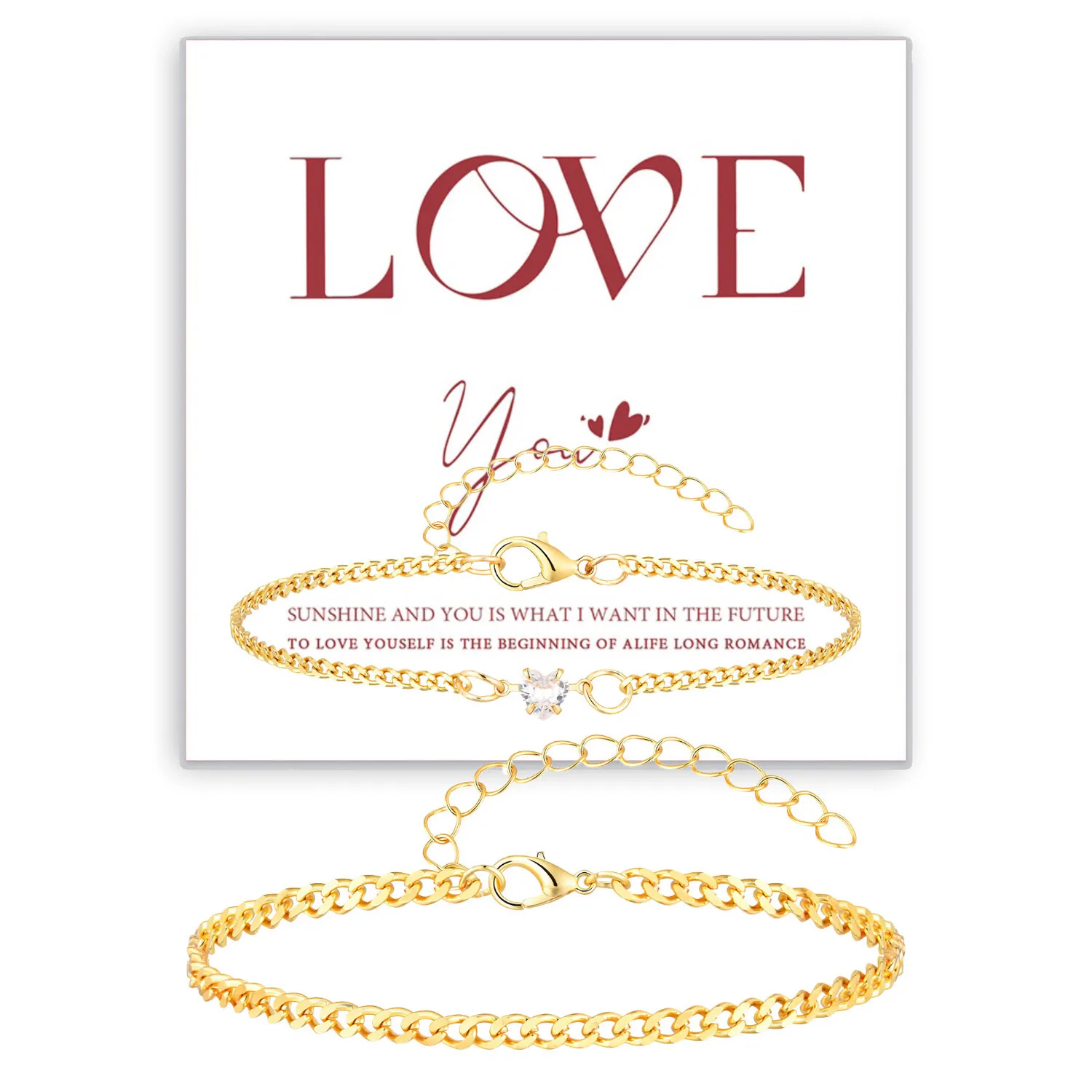 2 Pcs Couple Bracel…