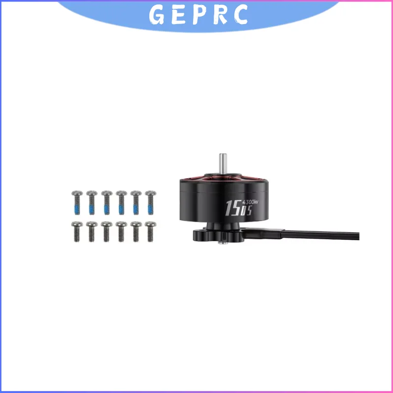 

Двигатель GEPRC SPEEDX2 1505 4300KV — бесщеточный, 20A-30A, 16,8 В — для гоночного дрона FPV 2,5-3,5 дюйма — высокопроизводительный черный