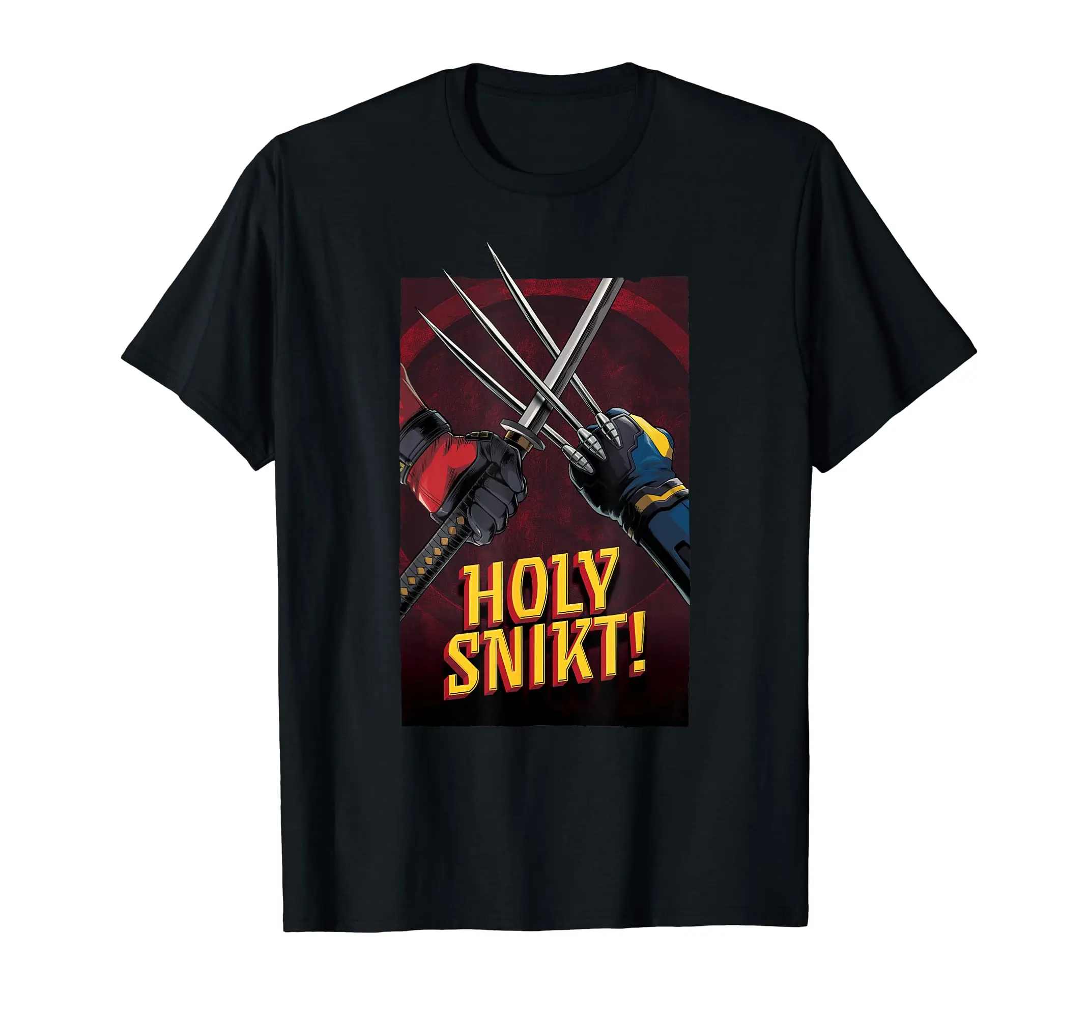 Studios Deadpool & Wolverine Claws Sword Holy Snikt! T-Shirt