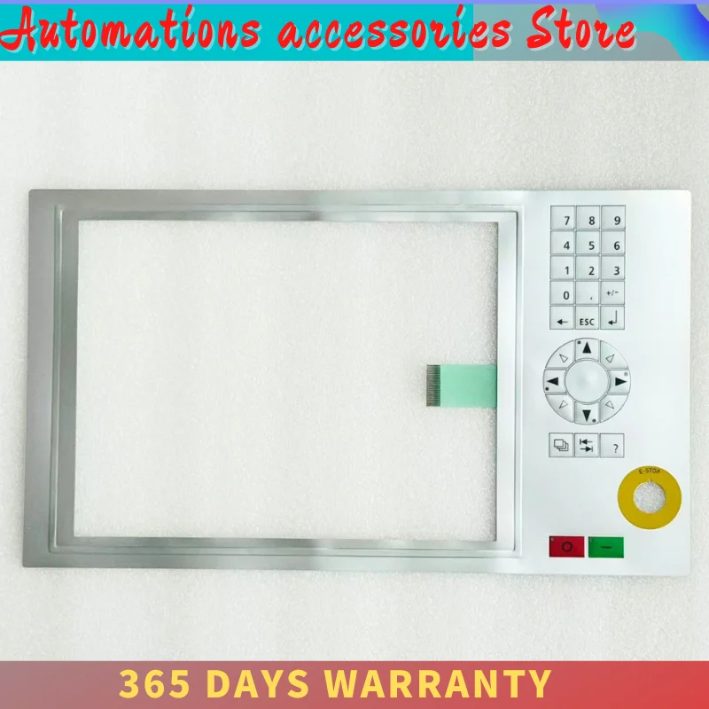 

Touch Screen Panel Glass Digitizer for B&R Mobile Panel 5AP980.1505-K30 5AP980-1505-K30 with Membrane Keypad Switch Keyboard