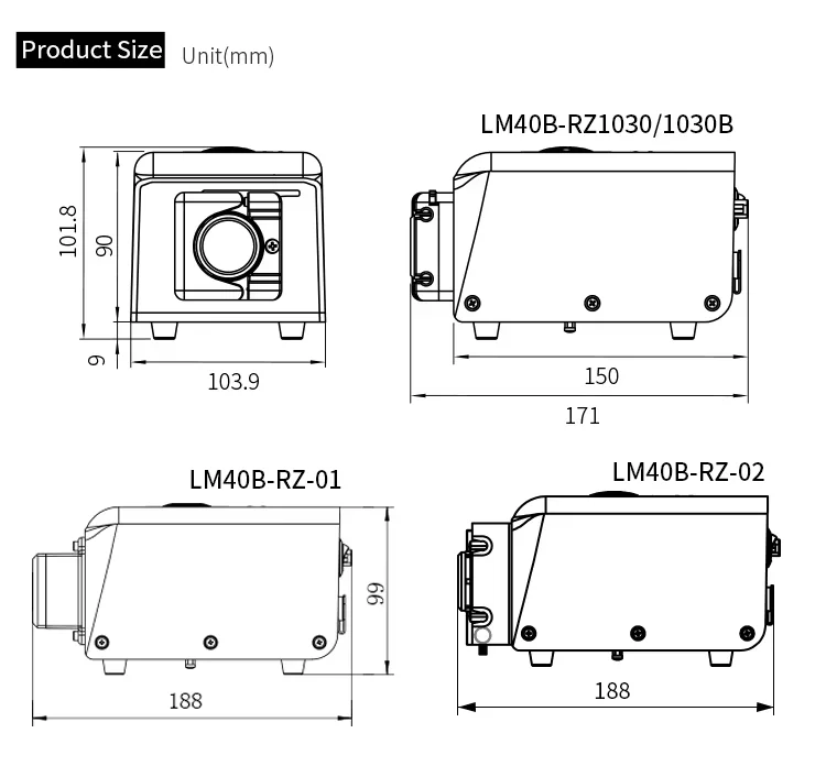 LM40B-RZ1030 luid 24V peristaltic เครื่องจ่ายของเหลวอัตโนมัติปั๊ม peristaltica