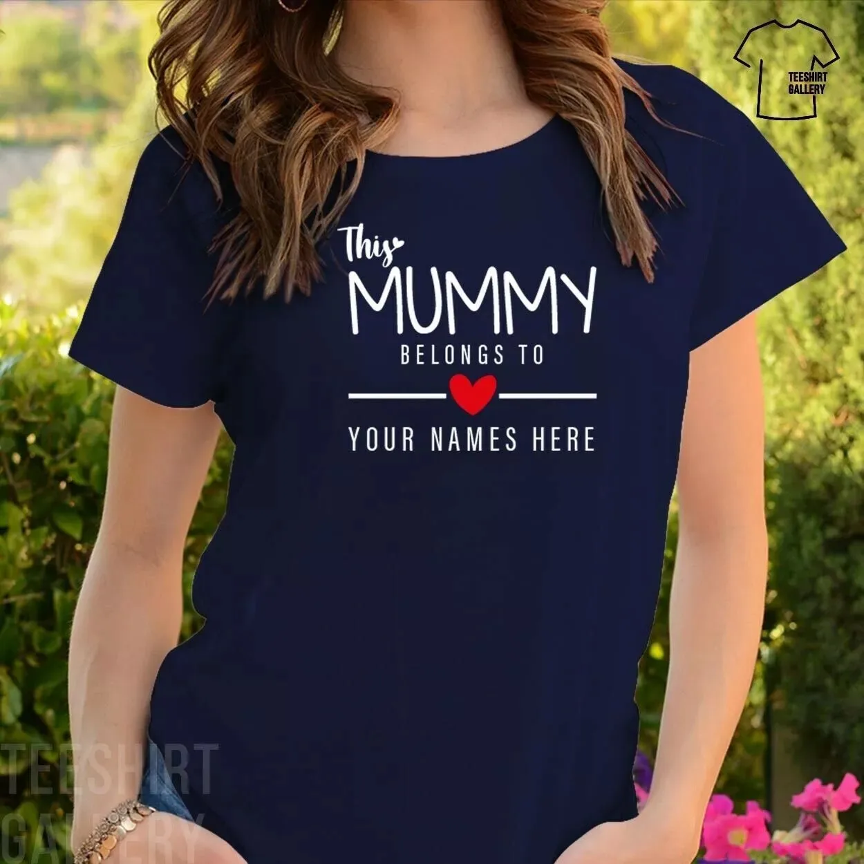 THIS MUMMY BELONGS TO Customize Mother Day Gift Mum Mummy Funny Gift T-shirt 380 Classic gift for mom: T-shirt