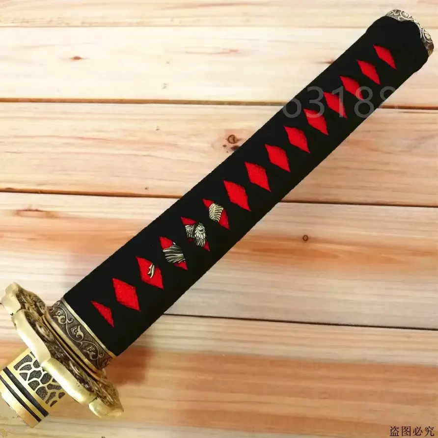 SOLID WOOD TSUKA BRASS MATERIAL TSUBA GUARD HABAKI SEPPA FUCHI KASHIRA MENUKI FOR JAPANESE KATANA SAMURAI SWORD FITTINGS NEW