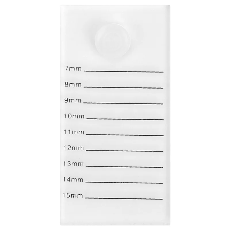 Clear Acrylic Eyelash Extension Lash Holder False Eyelashes Stand Pad Crystal Glass Adhesive Glue Pallet Beauty Makeup Tools