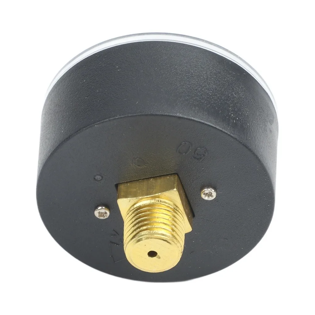 For BSP Thread For Air Pressure Gauge 50mm Size 1/4 Inch Male Thread for Compressor For Air Line Monitoring 0-12 Bar Range