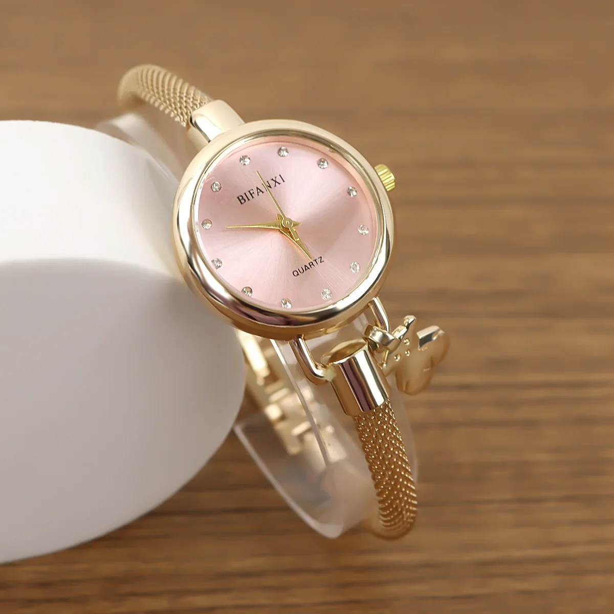 

Новинка 2025, женские часы с инкрустацией бриллиантами, стальной проволочный ремешок, женские кварцевые наручные часы, роскошные подарочные часы для девочек, дропшиппинг, Reloj Mujer