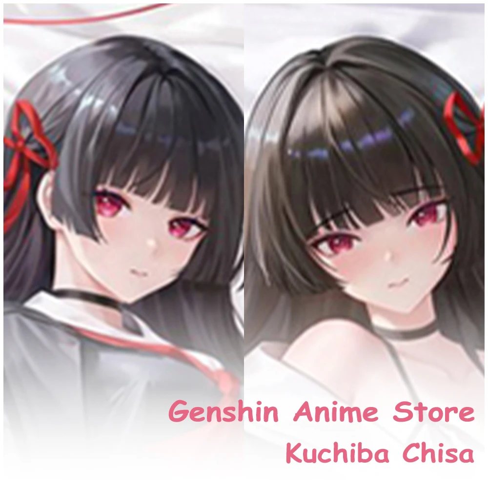 Anime Wuthering Waves Kuchiba Chisa Dakimakura Cover Body Pillowcase Home Bedding Hugging Pillow Cover Otaku Cushion Cover Gifts