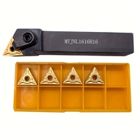MTJNL1616H16 Tool Holder + 10pcs TNMG160404 Inserts - Carbide Turning Set for CNC Lathe