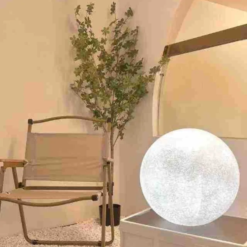 Moon Lamp Moon Lamp Charging Plug-In LED Floor Lamp Suitable For Bedroom Study Bed Lamp Creative INS Gift Atmosphere Lamp