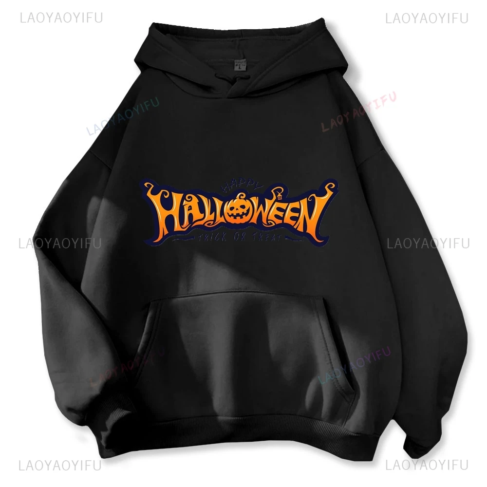 

Толстовка с принтом Хэллоуина, повседневная повседневная уличная одежда для мужчин и женщин, подарки на Хэллоуин, осенне-зимняя толстовка