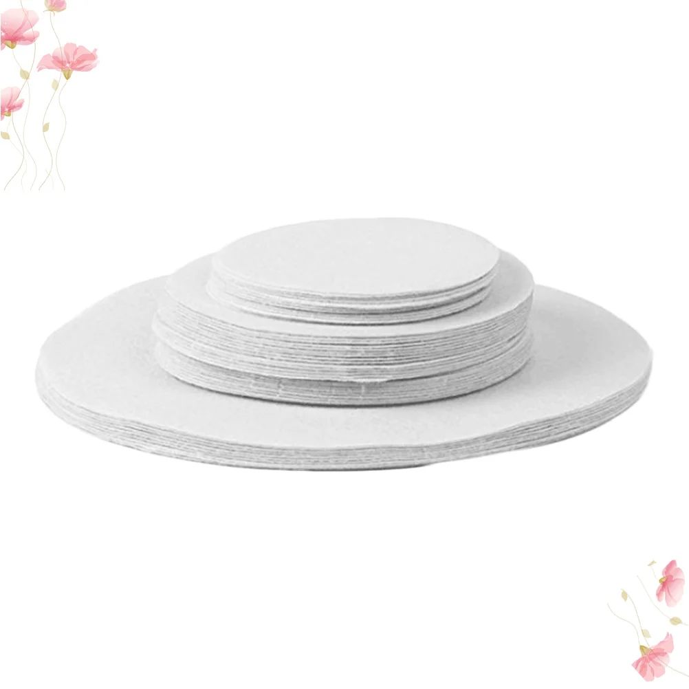 

48Pcs Bowl Protector Pads Felt Round Coasters Tableware Mats for Dining Table Marble Wood Surface Spill Proof Decorative Home