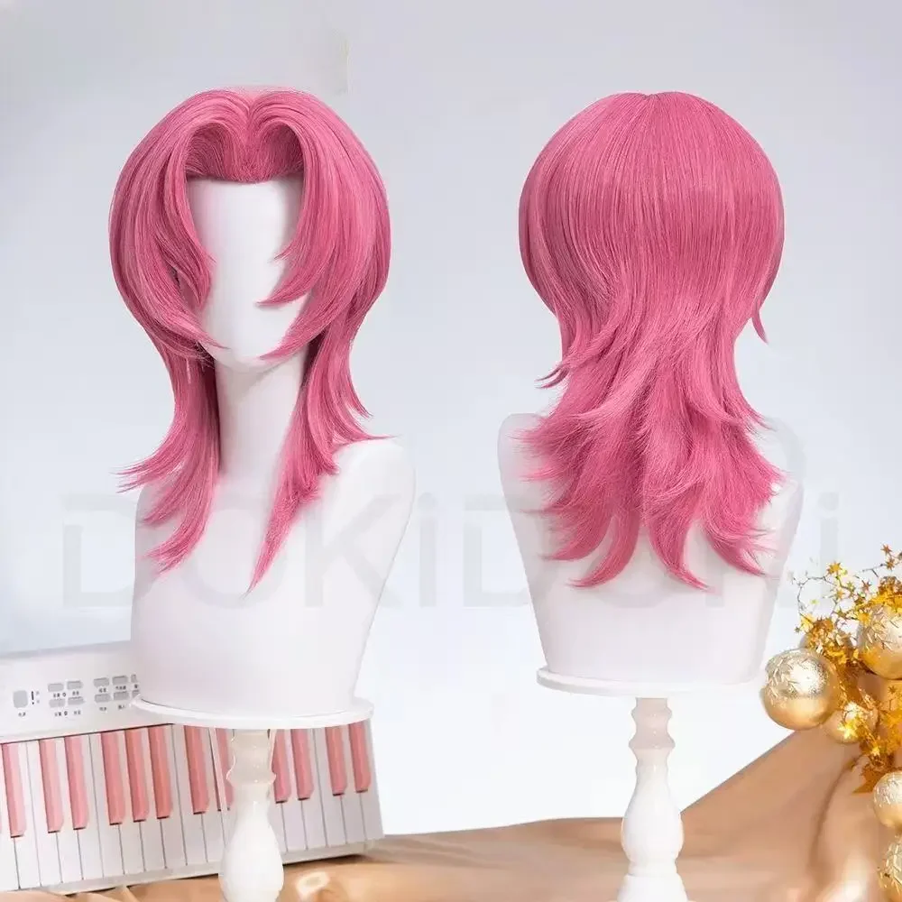 شيطان الصيادين K-Pop Saja بنين جينو آبي الطفل سر الرومانسية رجل مجموعة شعر مستعار تأثيري هالوين بدلة سوداء قبعة للرجال الصبي #6