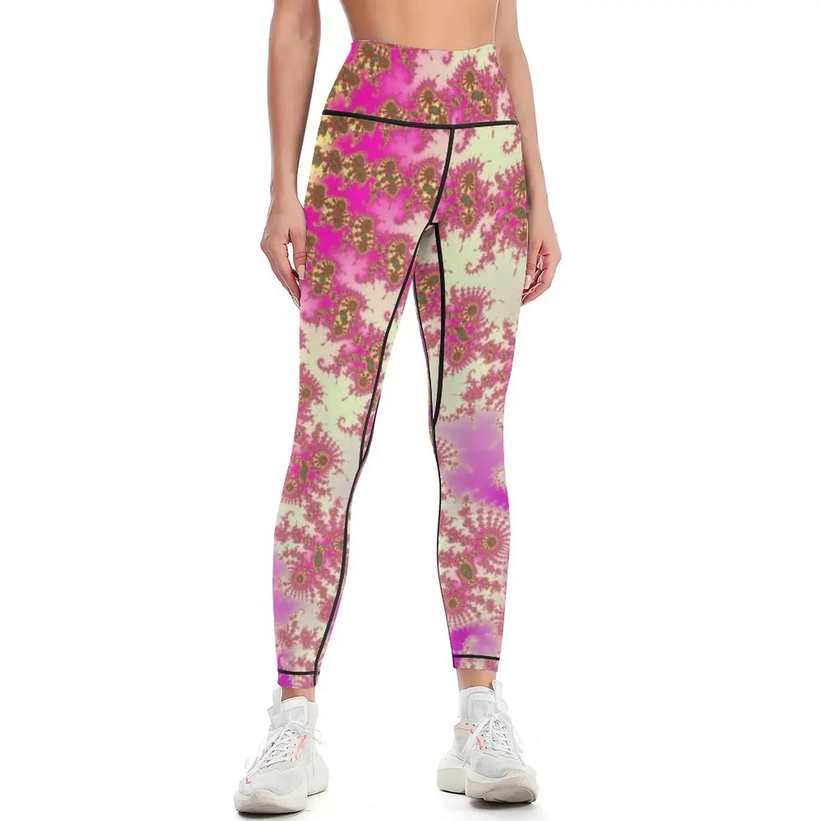 

Fractal Purple Citrus Jazz Leggings sportswear for gym Jogger pants Leginsy push up legging push up Womens Leggings