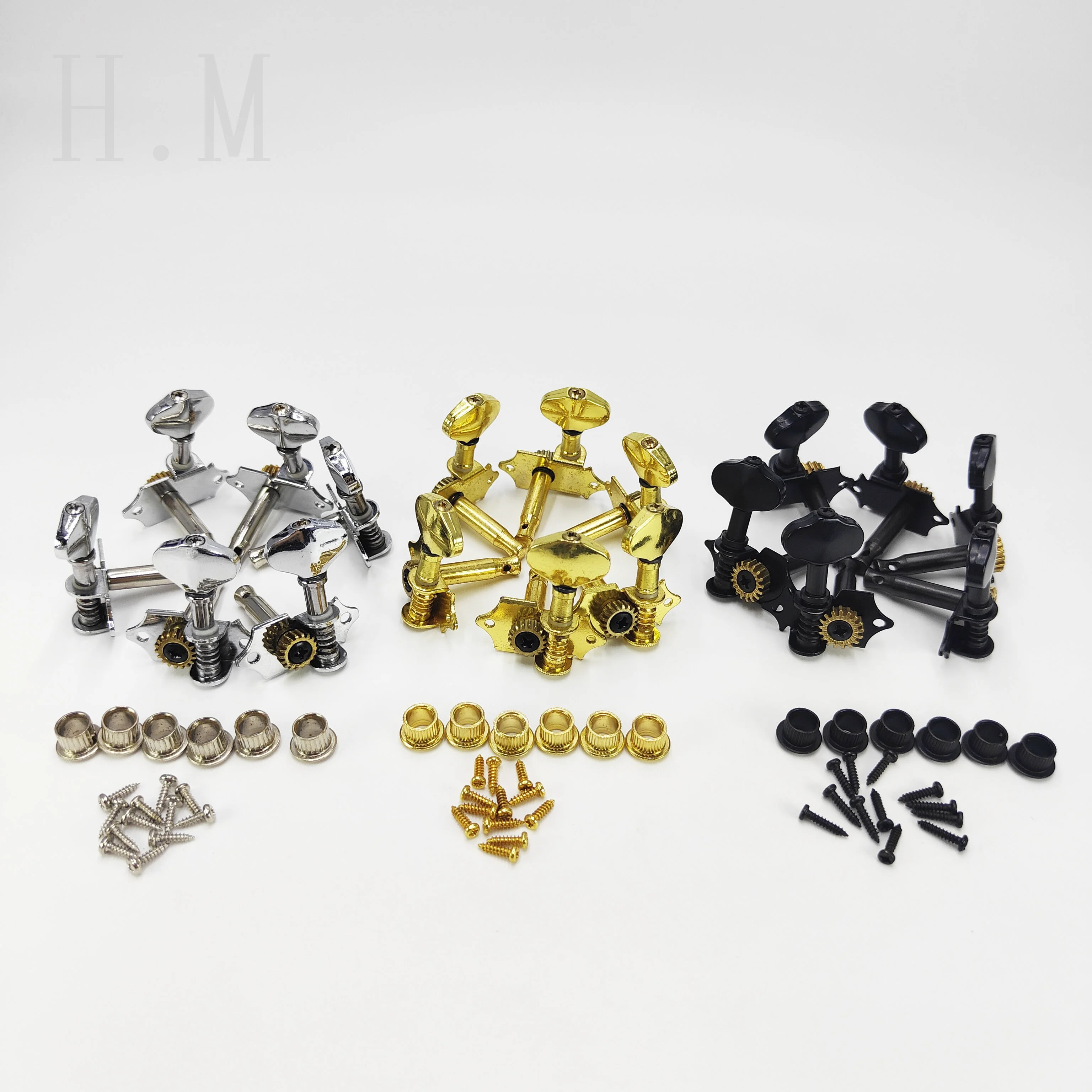 6 قطعة/المجموعة ضبط الغيتار أوتاد عالية الجودة زهر البرقوق رئيس الغيتار الشعبي ضبط أوتاد فتح الذيل ثقب الغيتار التبعي