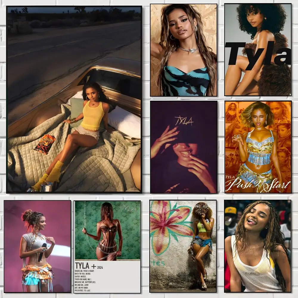 South African Singer T-Tyla Laura Poster Pegatina artistica HD autoadhesiva impermeable para salon dormitorio