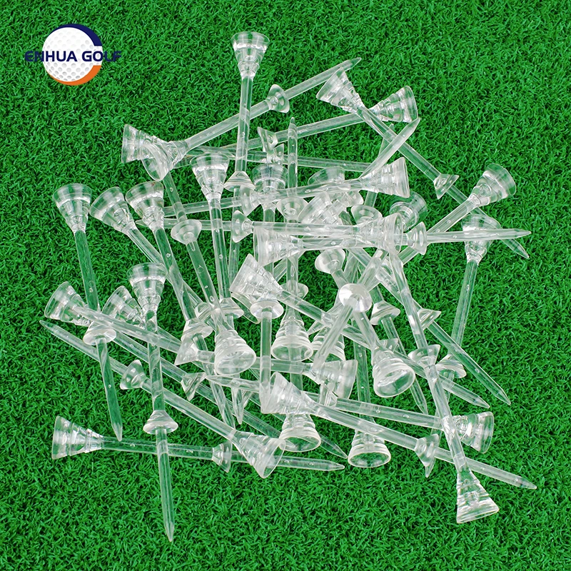 Golf Tees Martini Style Golf Tees Plastic 3-1/4’’ Durability and Stability Reduced Friction & Side Spin 50pcs Golf Tee Stand