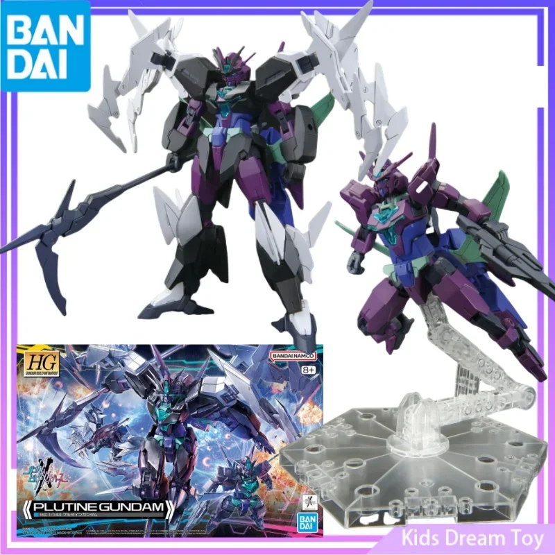 Bandai in Stock Original HG 1/144 GUNDAM Anime Figure PLUTINE GUNDAM  Action Figures Toys Collectible Model Gifts for Boys Girls