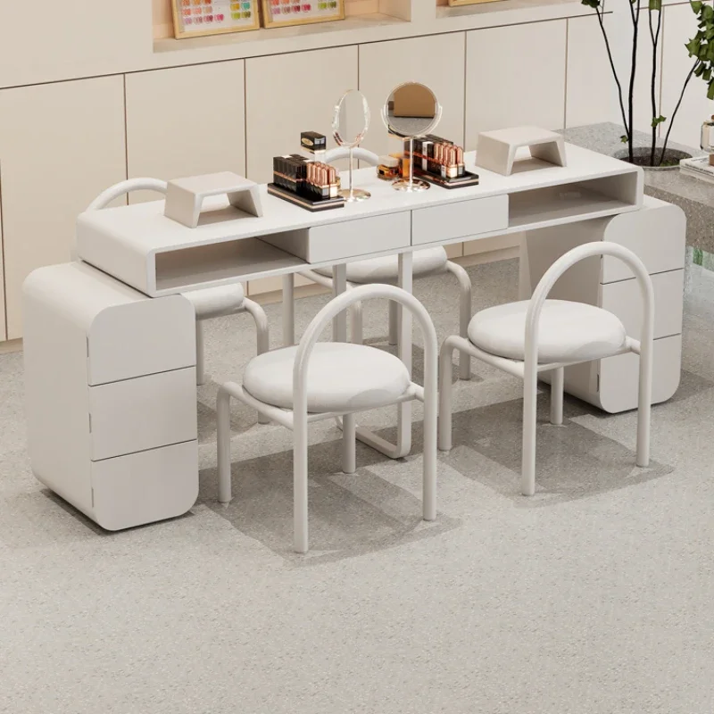 

Manicure Tables Makeup Nail Desk Aesthetic Table Chair Professional Salon Furniture Arm Rest Beauty Equipment Manicure Tafel