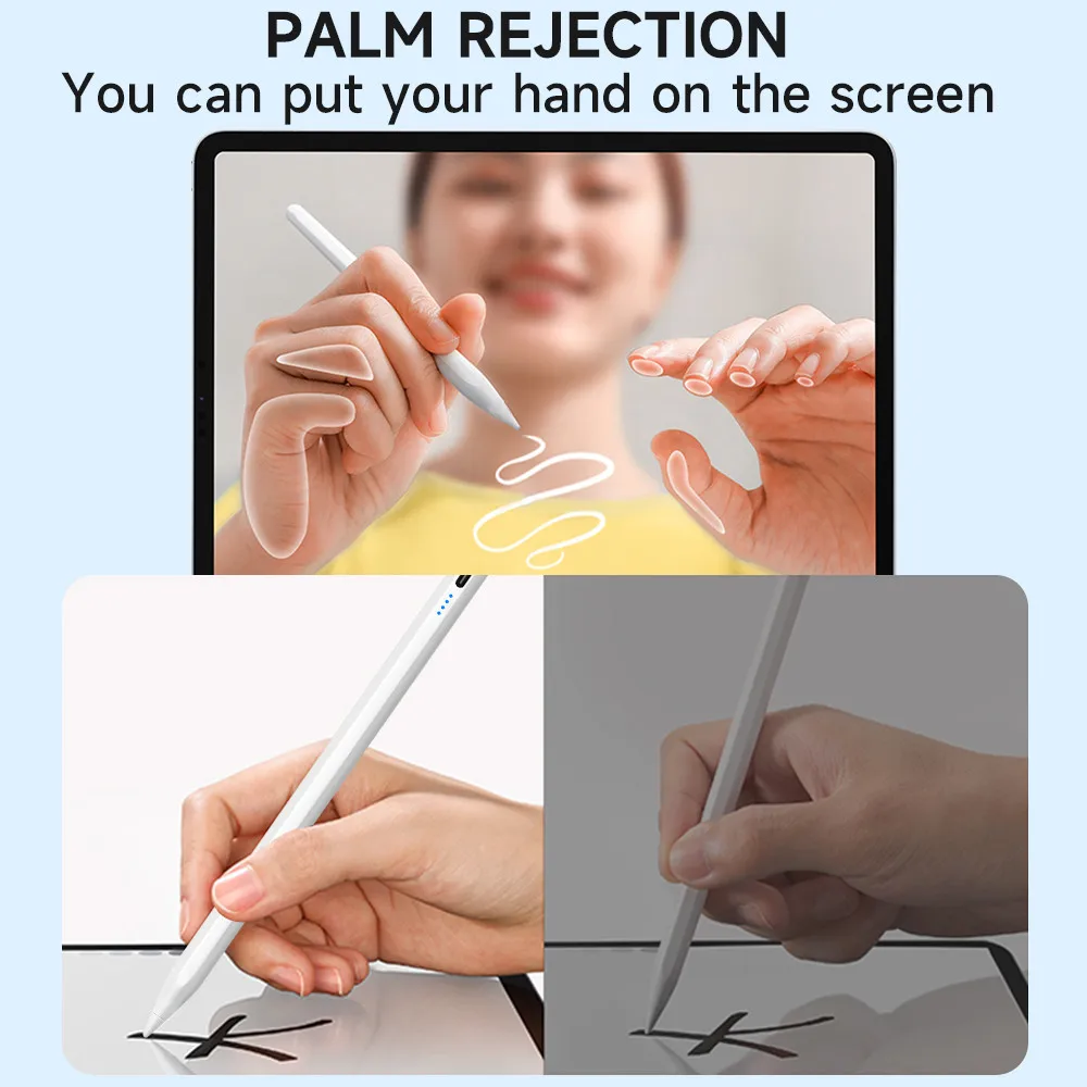 For Apple Pencil iPad Pencil Stylus Palm Rejection Only Works On Versions Of The Ipad From 2018 Onwards 애플펜슬 Air Mini Pro Pen