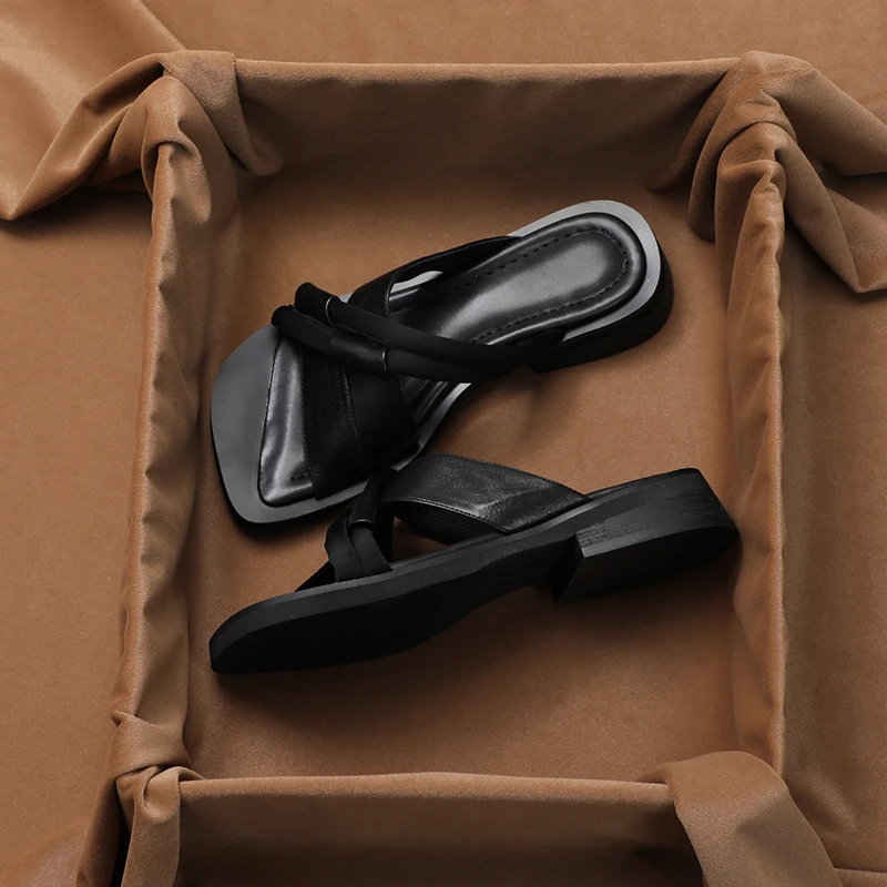 Shoes for Women 2023 Flat Shoes Sandals Women's Shoes Thick Slippers Fashion Beach Casual Women's Shoes Low Heel Slipperszapatos