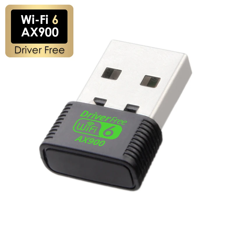 

AX900M USB 2.0 Network Card Adapter 2.4G/5GHz Dual Band Wi-Fi 6 Wireless LAN Ethernet Dongle Driver Free for Win7/10/11 Desktops