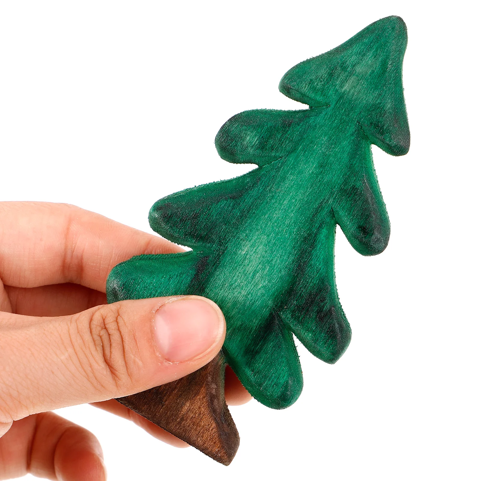 

Foldable Christmas Pine Tree Ornaments Gift Figurine Wooden Holiday Decorations