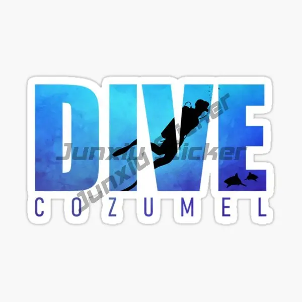 Scuba Diving Diver Flag Fish Creative Stickers Car Motorcycle Laptop Camper Van Bicycle Helmet Boat Wall Truck Waterproof Decal