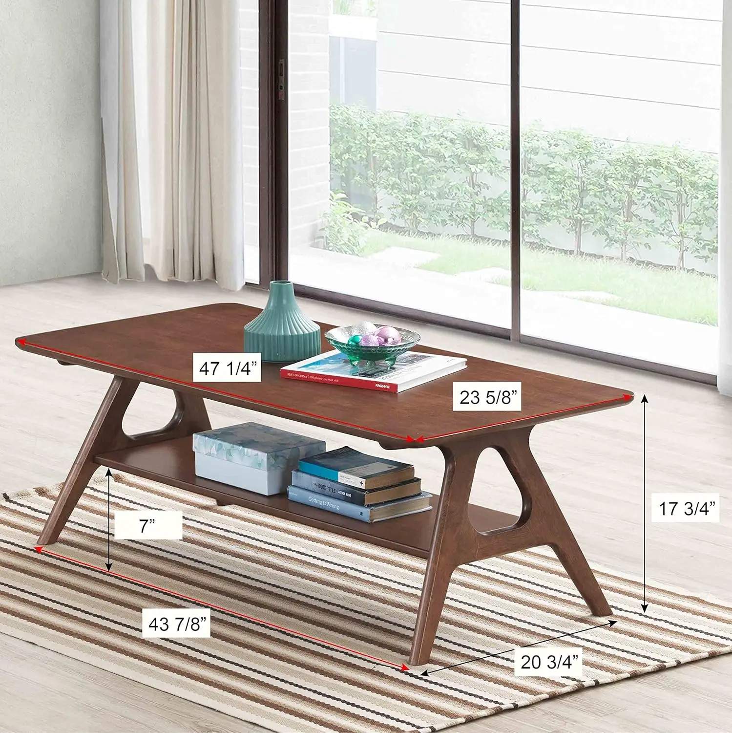 Arona Coffee Table, Brown