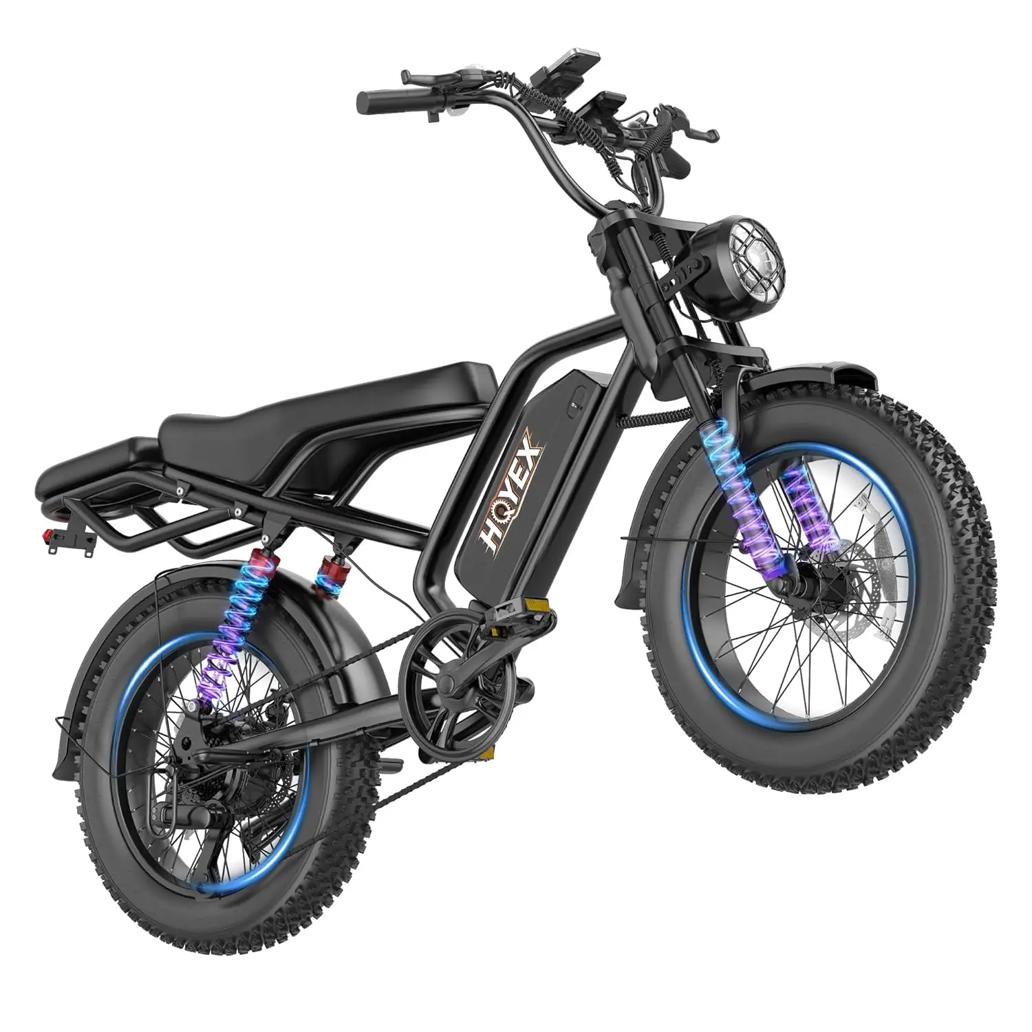 

1500W 20" Fat Tire Electric Bicycle 48V 20Ah Battery 40-60 Miles 31MPH Dual Suspension Off-Road E Bike, Customized