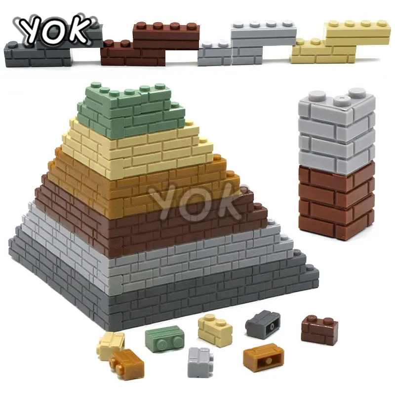 City MOC Accessories1×4 Thick Wall Figures Building Blocks Classic DIY House Contruction Bricks Educational Kid Toys 98283 15533